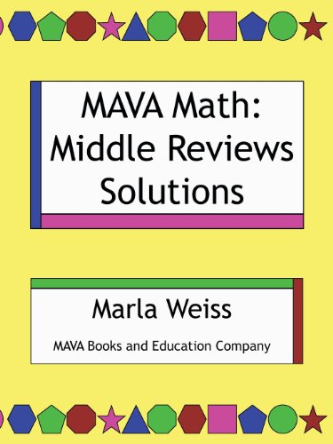 Mava Math  Middle Revies Solutions [Paperback]