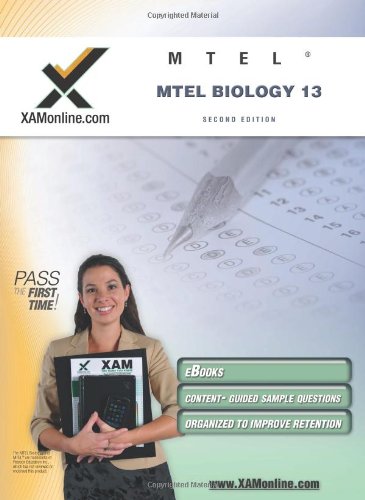 MTEL Biology 13 Teacher Certification Test Prep Study Guide [Paperback]