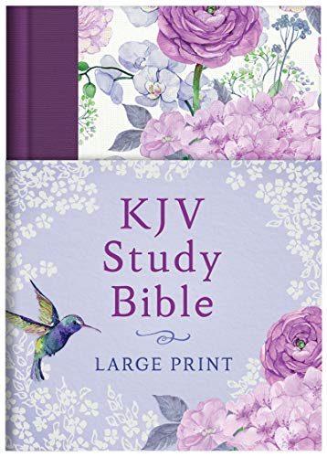 Lp-Kjv Study Bible Hummingbird Lilacs    [CLOTH               ]