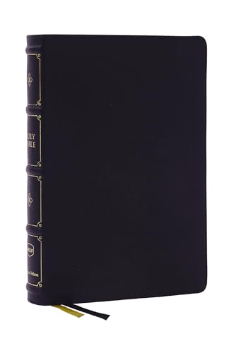 NKJV, Large Print Thinline Reference Bible, Blue Letter, Maclaren Series, Leathe [Leather / fine bindi]