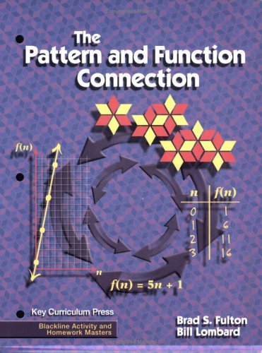 The Pattern And Function Connection (blackline Activity And Homeork Masters) [Paperback]