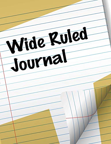 Wide Ruled Journal [Paperback]