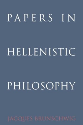 Papers in Hellenistic Philosophy [Hardcover]