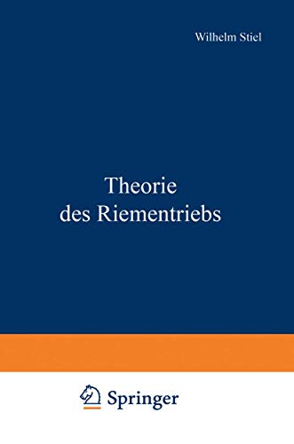 Theorie des Riementriebs [Paperback]