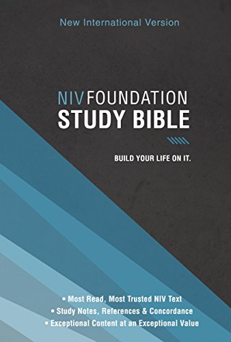 NIV, Foundation Study Bible, Hardcover, Red Letter Edition [Hardcover]