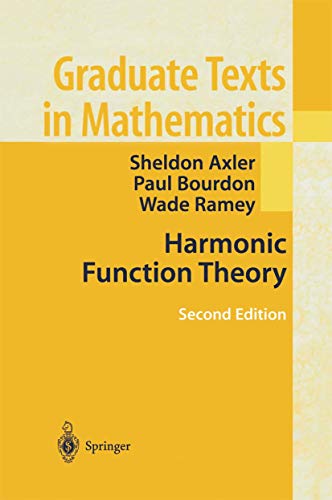 Harmonic Function Theory [Hardcover]