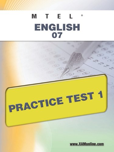 MTEL English 07 Practice Test 1 [Paperback]