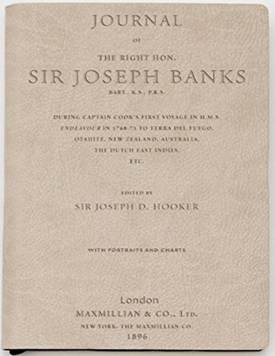 Journal of Sir Joseph Banks: Tan Lined Journal [Leather / fine bindi]