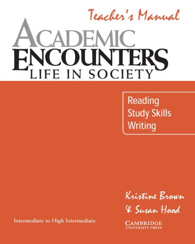 Academic Listening Encounters Teacher's manual Listening, Note Taking, and Disc [Paperback]