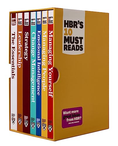 HBR's 10 Must Reads Boxed Set ith Bonus Emotional Intelligence (7 Books) (HBR's [Multiple copy pack]