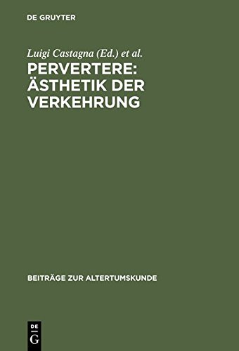 Pervertere Asthetik der Verkehrung [Hardcover]