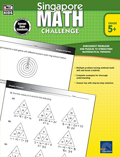 Singapore Math Challenge, Grades 5 - 8 [Paperback]