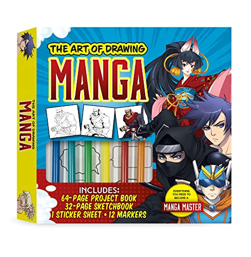 The Art of Drawing Manga Kit: Everything you need to become a manga master [Kit]