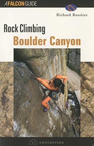 Rock Climbing Boulder Canyon [Paperback]