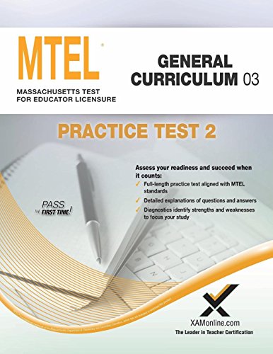 MTEL General Curriculum 03 Practice Test 2 [Paperback]