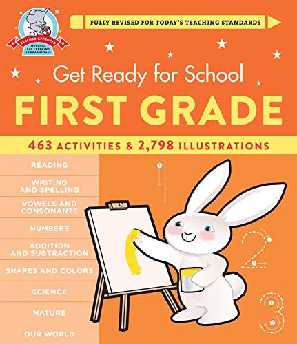 Get Ready for School: First Grade (Revised and Updated) [Spiral bound]