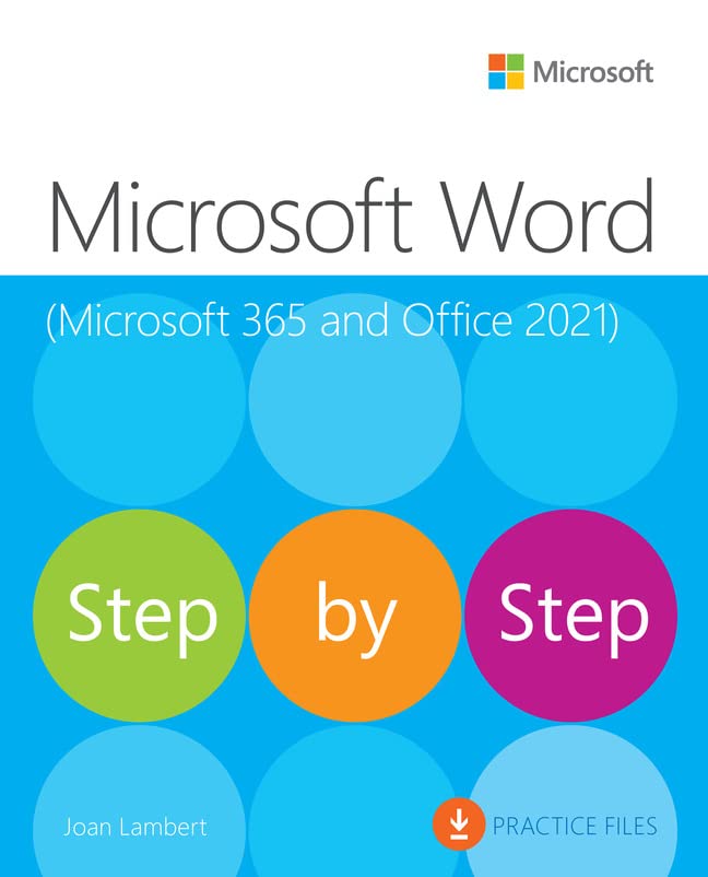 Microsoft Word Step by Step (Office 2021 and Microsoft 365) [Paperback]