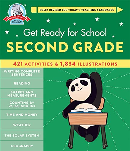 Get Ready for School: Second Grade (Revised and Updated) [Spiral bound]