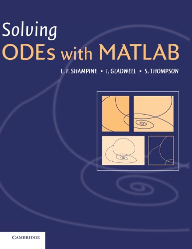 Solving ODEs ith MATLAB [Hardcover]