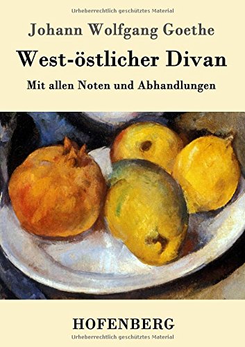 West-?stlicher Divan (german Edition) [Paperback]