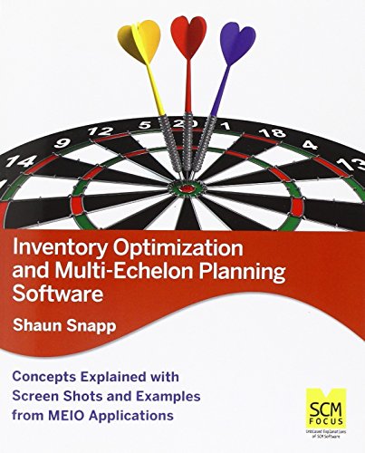 Inventory Optimization And Multi-Echelon Planning Softare [Paperback]