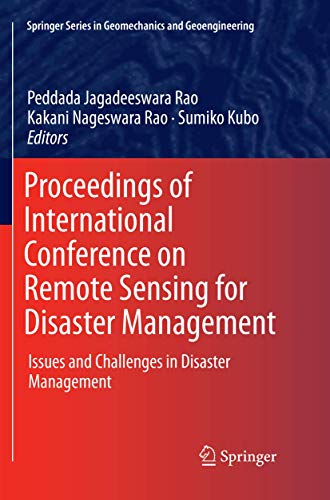 Proceedings of International Conference on Remote Sensing for Disaster Managemen [Paperback]