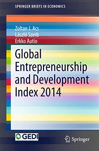 Global Entrepreneurship and Development Index 2014 [Paperback]