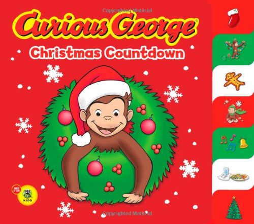 Curious George Christmas Countdown (CGTV Tabbed BB) [Board book]