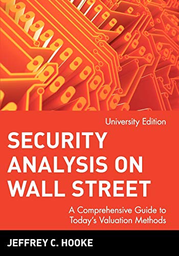 Security Analysis on Wall Street A Comprehensive Guide to Today's Valuation Met [Paperback]