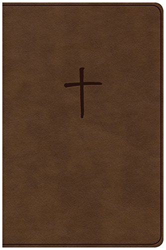 CSB Compact Bible, Brown LeatherTouch, Value