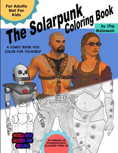 The Solarpunk Coloring Book [Paperback]