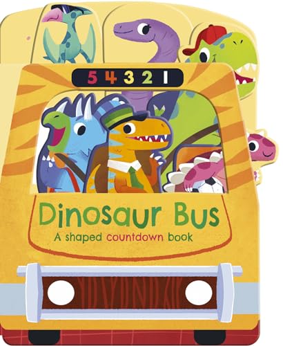 Dinosaur Bus: A shaped countdown book [Board book]