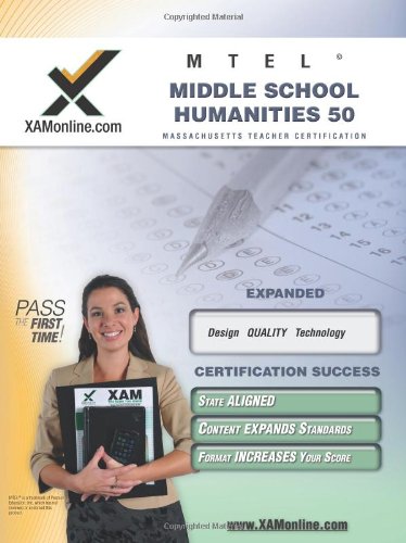 MTEL Middle School Humanities 50 Teacher Certification Test Prep Study Guide [Paperback]