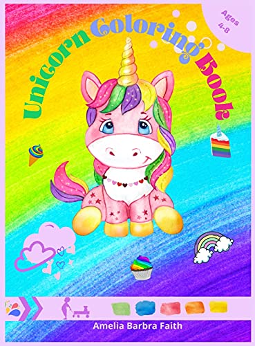 Unicorn Coloring Book Great Coloring & Activity Book ith Cute Unicorn for Kids