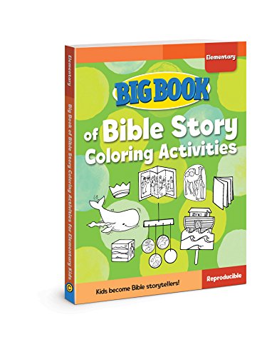 Big Book of Bible Story Coloring Activities for Elementary Kids [Paperback]