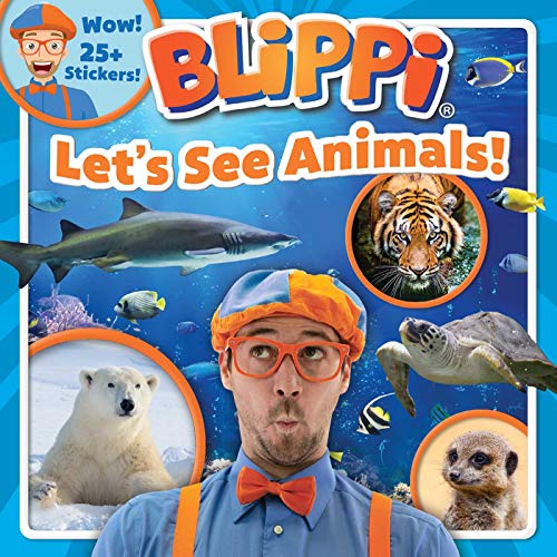 Blippi: Let's See Animals! [Paperback]