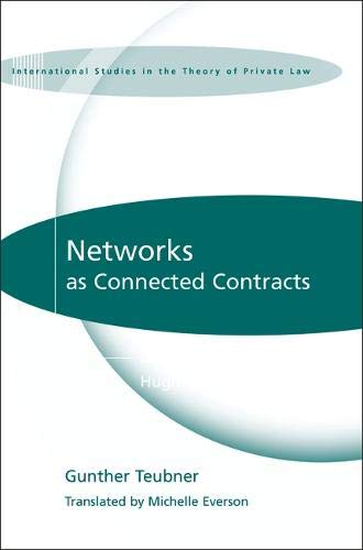 Netorks as Connected Contracts Edited ith an Introduction by Hugh Collins [Hardcover]