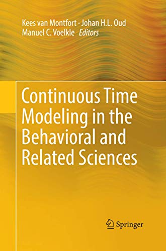 Continuous Time Modeling in the Behavioral and Related Sciences [Paperback]