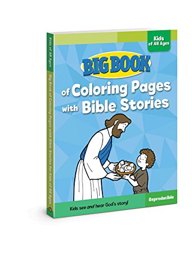 Big Book of Coloring Pages with Bible Stories for Kids of All Ages [Paperback]