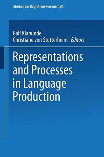 Representations and Processes in Language Production [Paperback]