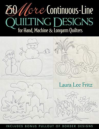 250 MORE Continuous-Line Quilting Design [Paperback]