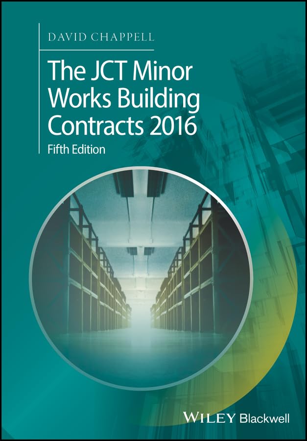 The JCT Minor Works Building Contracts 2016 [Paperback]