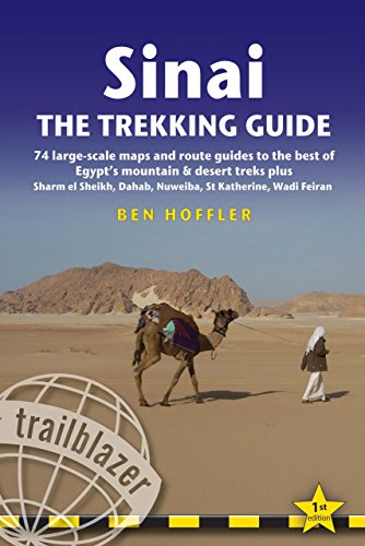 Sinai Trekking Guide: 74 Large-Scale Maps And Route Guides To The Best Of Egypt [Paperback]