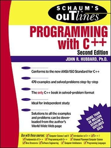 Schaum's Outline of Programming ith C++ [Paperback]