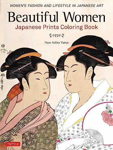 Beautiful Women Japanese Prints Coloring Book