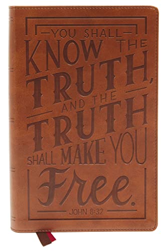 NKJV, Personal Size Large Print End-of-Verse Reference Bible, Verse Art Cover Co [Leather / fine bindi]