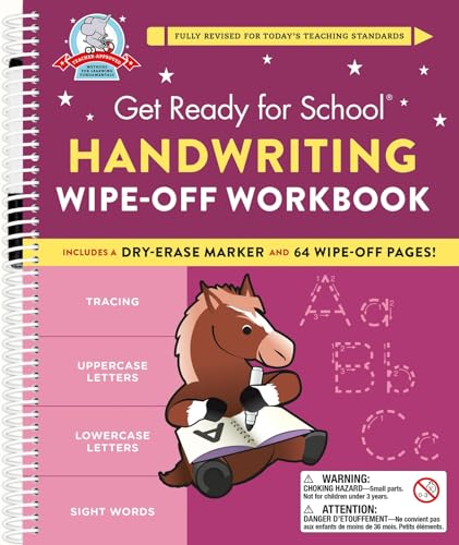 Get Ready for School: Handwriting Wipe-Off Workbook [Spiral bound]