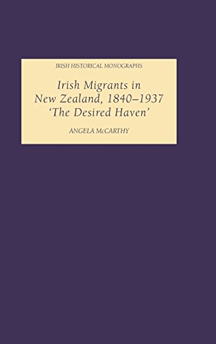 Irish Migrants in Ne Zealand, 1840-1937 The Desired Haven' [Hardcover]