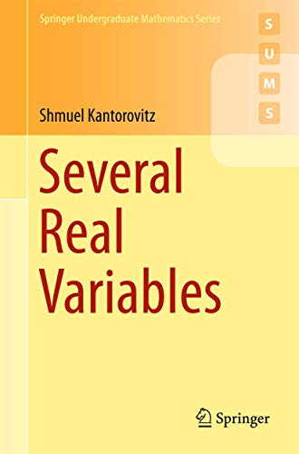 Several Real Variables [Paperback]