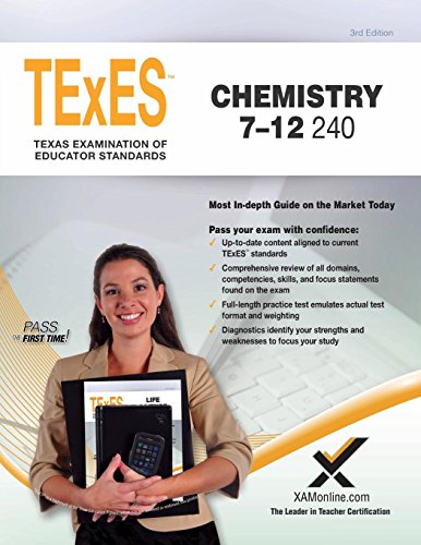 TExES Chemistry 7-12 240 Teacher Certification Study Guide Test Prep [Paperback]